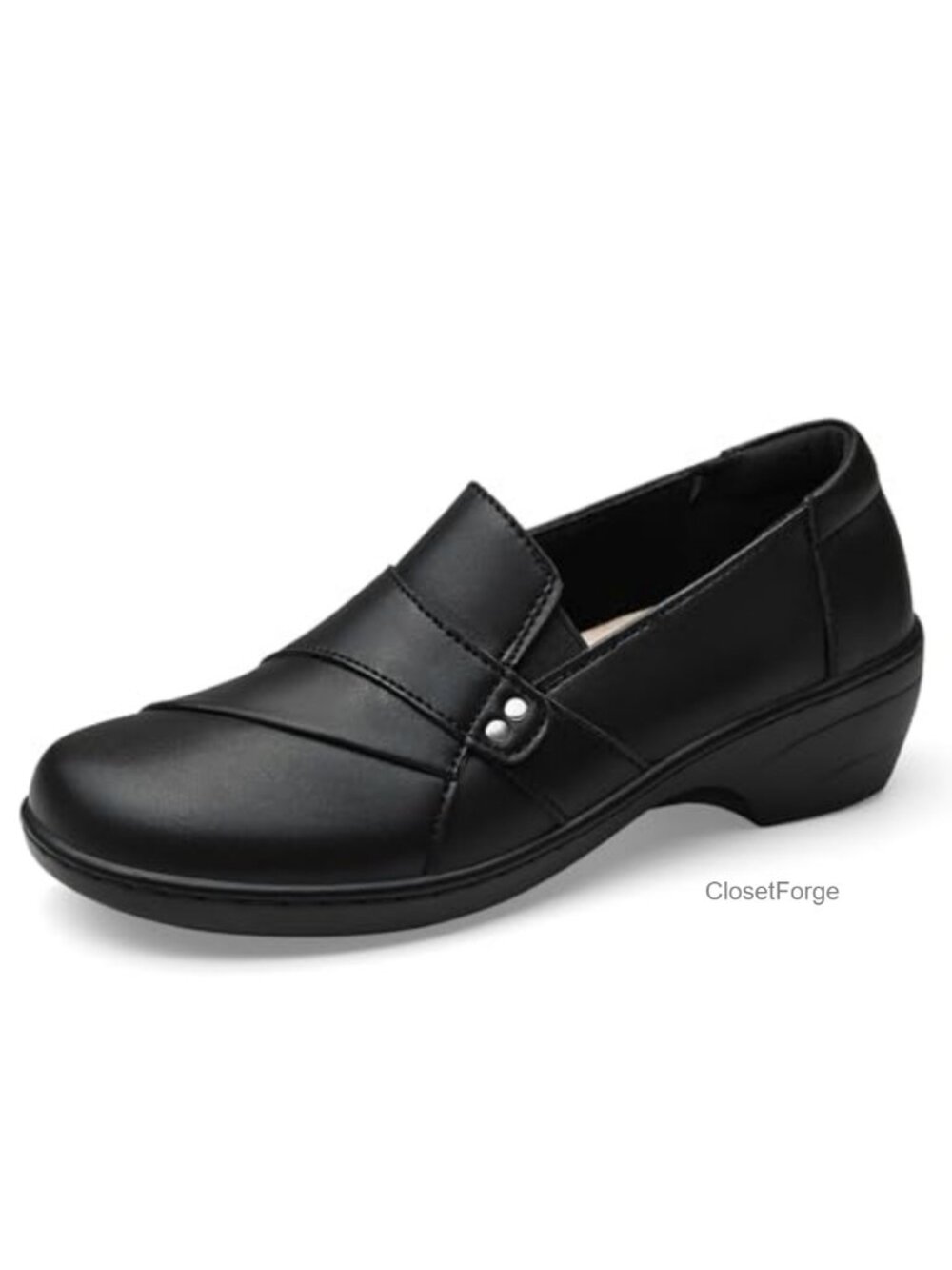 Women's Leather Loafers Slip-Ons Comfortable Lightweight Business Casual Work